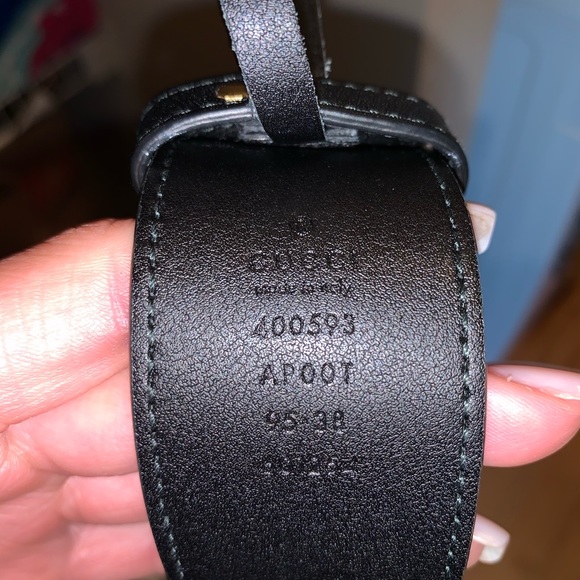 COPY - Black size 95 Gucci Belt (AUTHENTIC) - Picture 5 of 5
